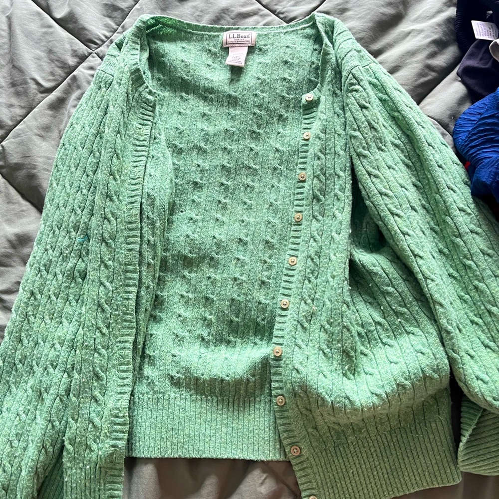 Wool cardigan